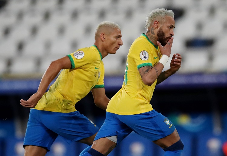 Duo penyerang Brazil siap mempertahankan rekor kemenangan di Copa America