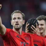 德甲联赛 拜仁在第60分钟由凯恩头球反超，实现比分逆转。