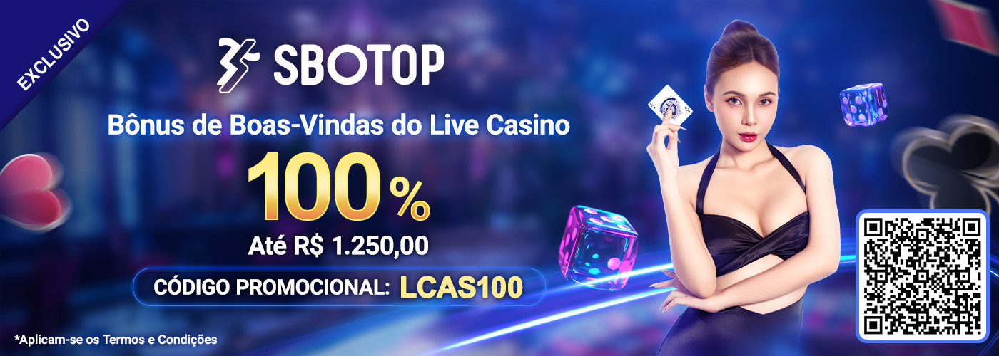  Bônus de boas-vindas de 100% do Live Casino