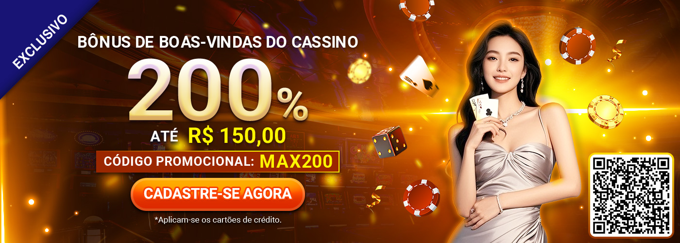Bônus de boas-vindas de 200% no cassino ao vivo da SBO