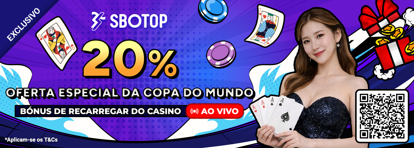 Bônus de recarga de 20% no cassino ao vivo – Promoção especial da Copa do Mundo